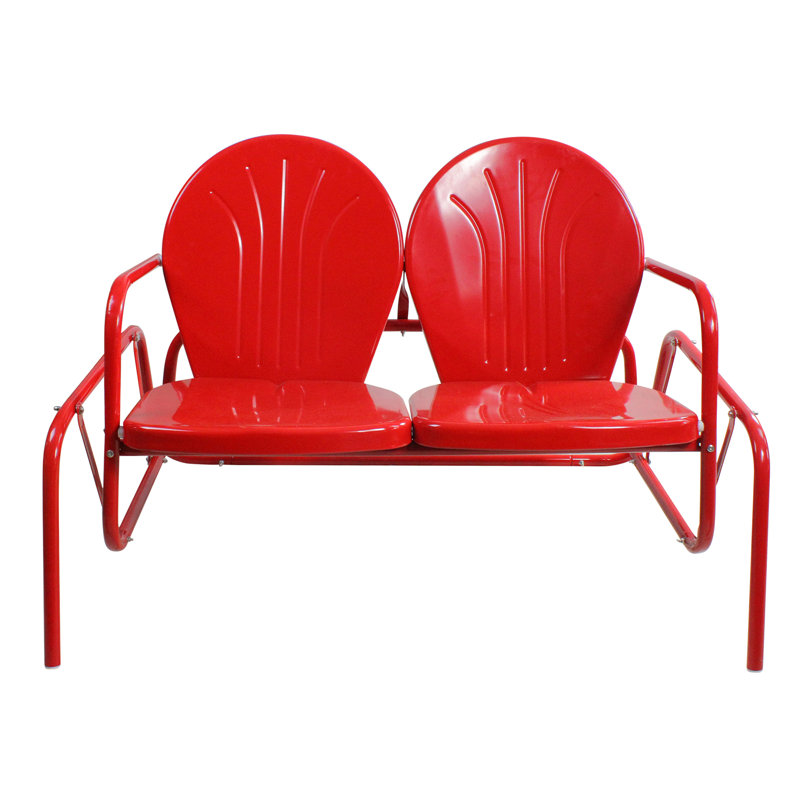 Banc oscillant Arbaaz, Rouge
