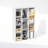 Ebern Designs Reed 11-Cube Reversible Open Shelf Multipurpose Bookcase, Storage Organizer, White