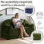 Canapé-lit 2 en 1 convertible en méridienne Comfy Bean Bag-1045223324-1045223330