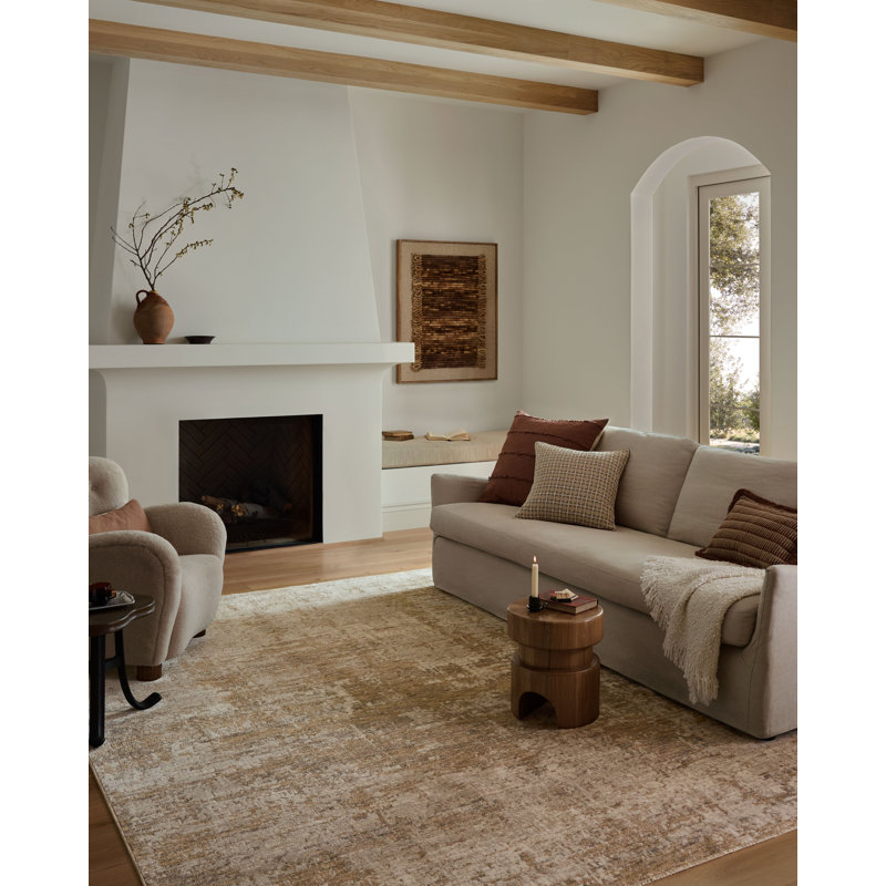 Loloi Nellie Stone / Taupe Area Rug, Rectangle 2' x 3'