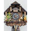  Horloge coucou en bois avec homme de 12 pouces coupant du bois