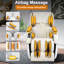 Fauteuil de massage chauffant inclinable en similicuir à largeur réglable et chauffant-57293460