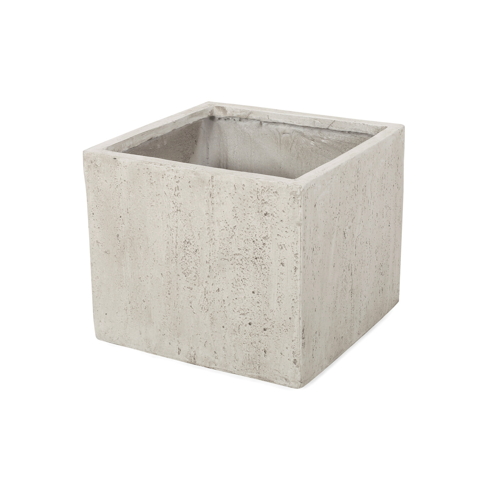 Pot Planter, 18" H x 35.25" W x 18" D, Black, 1