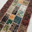 Vintage Wool Patchwork Rug, 33.9x63.8 Inch Beige Rug