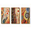 Aboriginal Circular Dot Art Compositions III - Transitional Art Set Of 3 Pieces-825401929-825401935