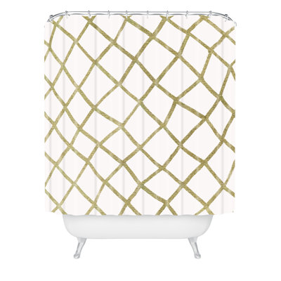 Geometric Shower Curtain