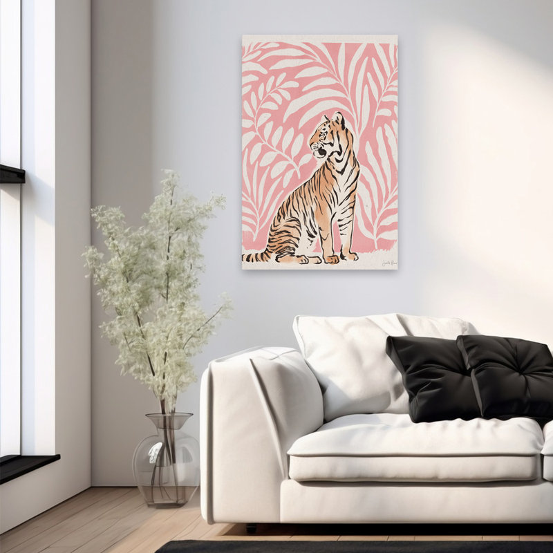 Jungle Cats II - art animalier félin avec chats, H 36 po x l 24 po