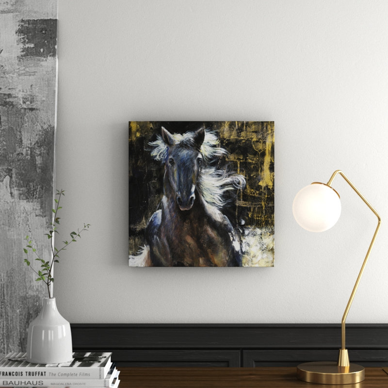 Alain Bonnec - Wrapped Canvas Painting, 45cm x 45cm x 3.81cm
