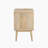 Dennal Rectangular Mango Wooden 2 Drawer Nightstand Bedside Table - Vintage Retro Design