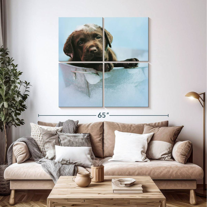 Brampt Beau The Dog, 45" H x 45" W