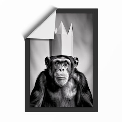 Crowned Dignitary Modern - Framed Print