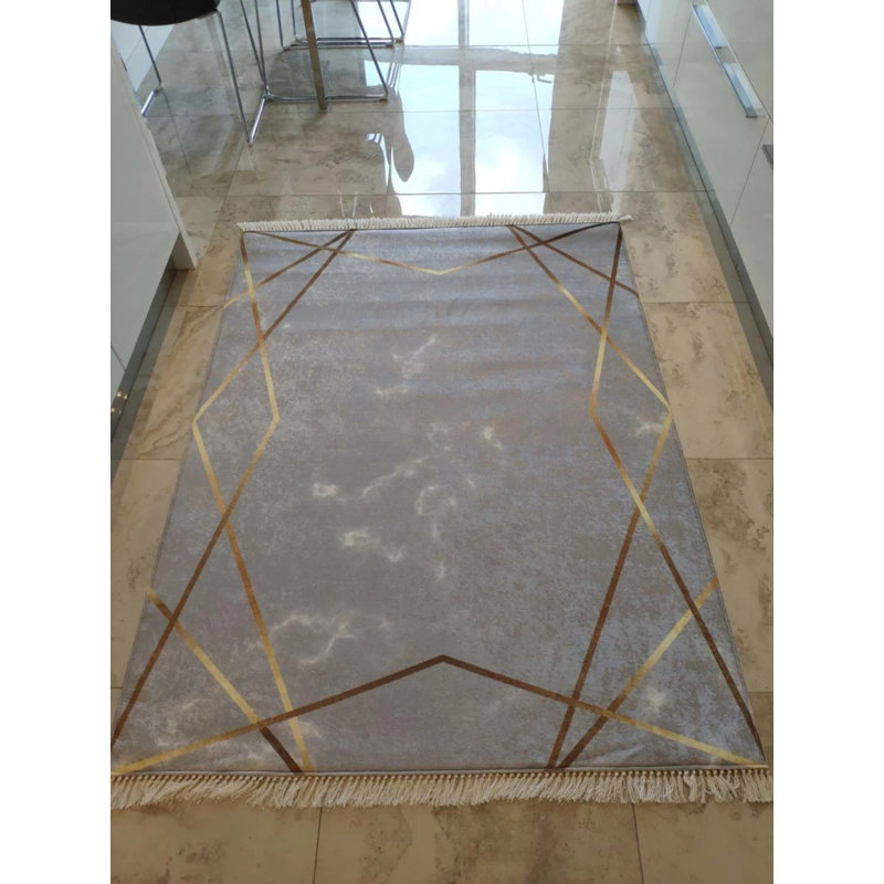 Tapis Masanao avec envers antidérapant, Rectangle 5 pi 3 po x 11 pi 6 po
