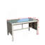 Table basse avec patio extérieur en verre trempé transparent