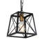 Luminaire suspendu industriel noir 1 lumière Edison