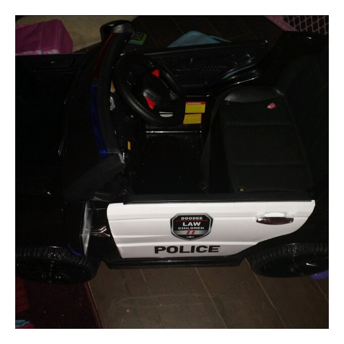 12V Kids Electric Car Battery Powered Ride On Toy Police Car with Remote Control photo review