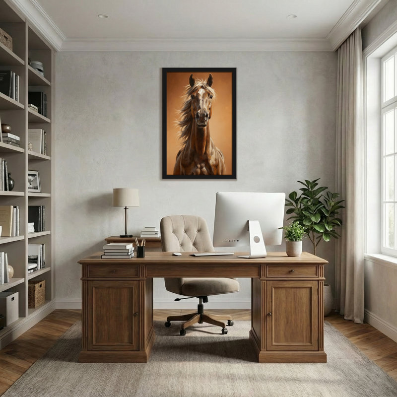 Portrait d'animaux sur toile, H 36 po x l 24 po