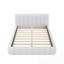 Grand lit plateforme tapissier avec base en bois Burwell-963848571