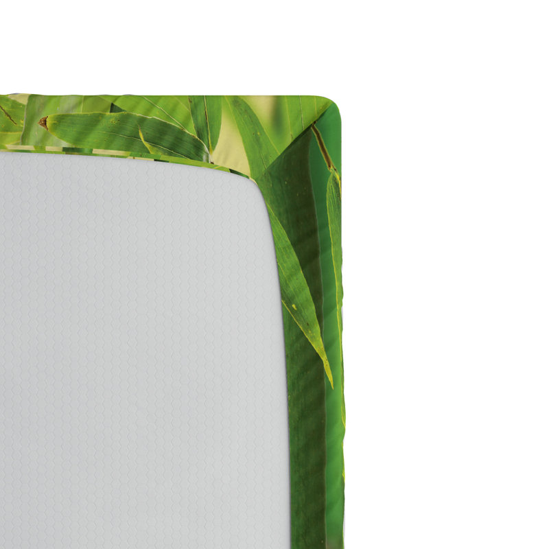 Microfiber Floral Fitted Sheet, Twin XL Fitted Sheet