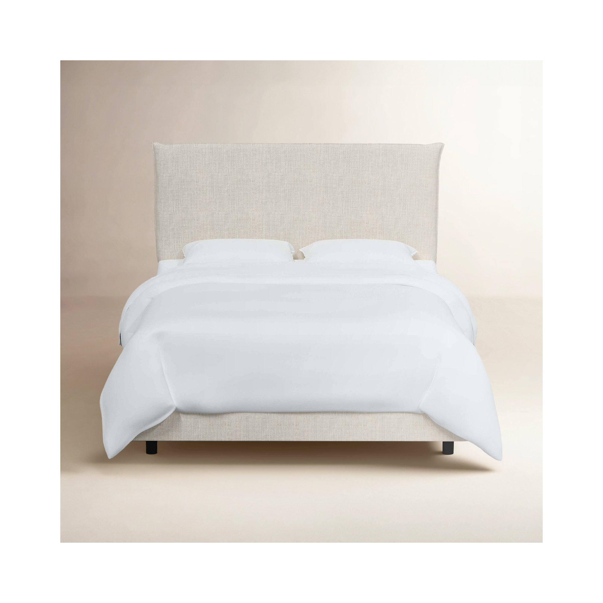 Bessinger Upholstered Bed, Queen, Classic Talc Linen