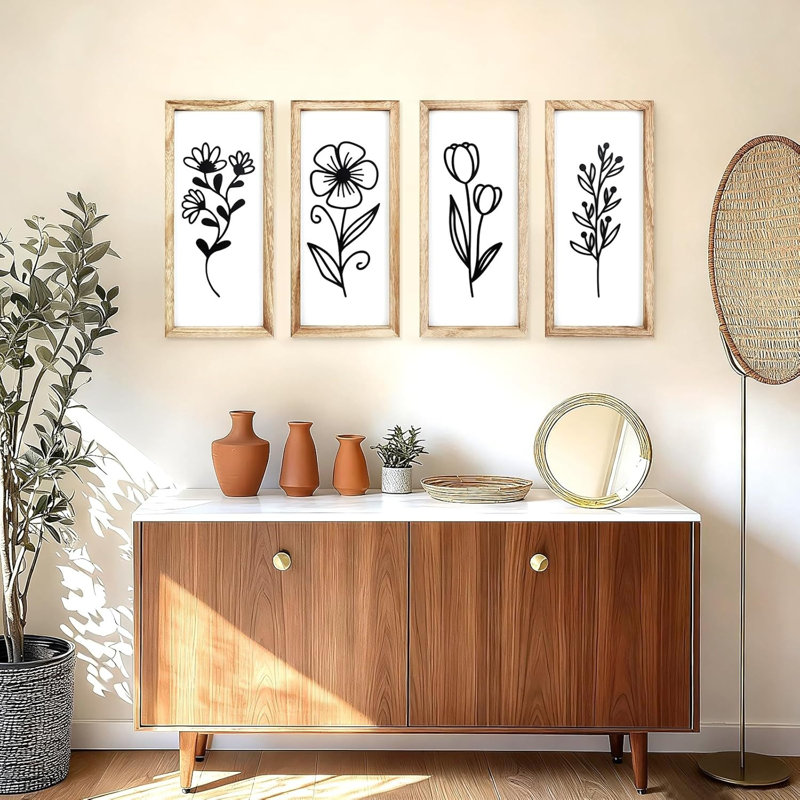 4 Piece Wrapped Canvas Print
