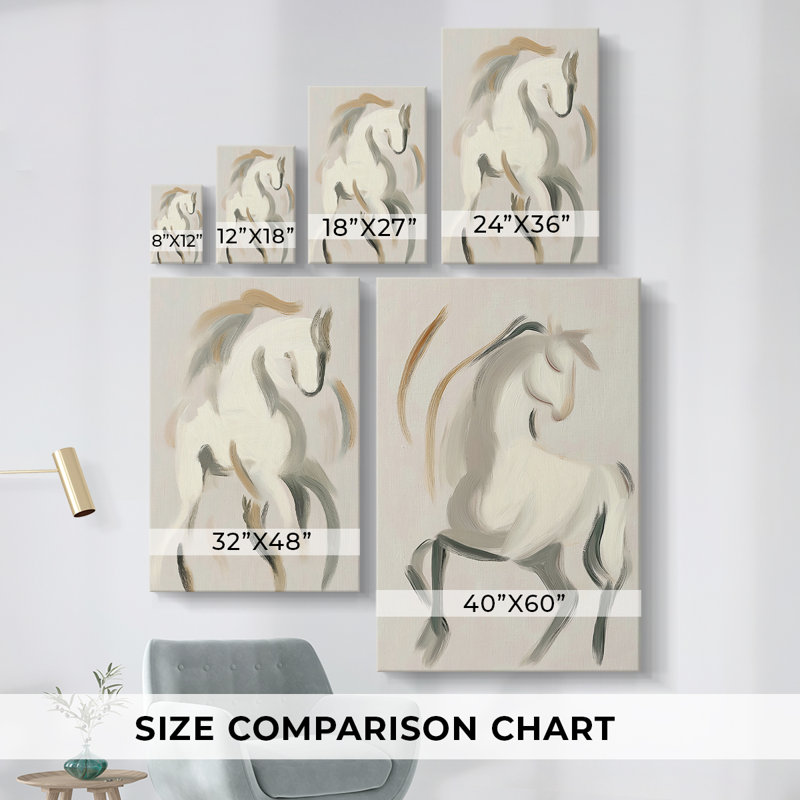 ANIMALS Series CECLXVI - Toile tendue avec châssis sur mesure - 3 pièces, H 12 po x l 24 po