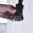 Matte Black Kitchen Faucet With Pull-Down Option - Dual Handle Switch For Accurate Water Control 360-Degree Rotatable High Nozzle Expanded Cleaning Space Brass Material Dependability Function Handles