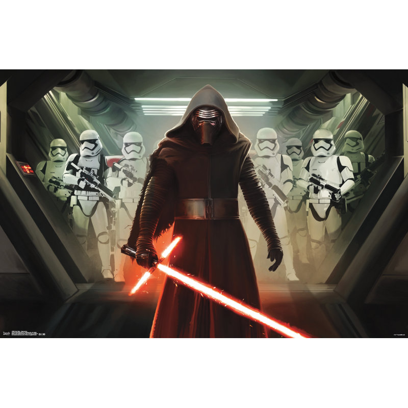 Guerres de l’étoile : the force réveils-impression sur papier oppression