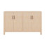 Buffet avec rangement, armoires de rangement de style campagnard avec 4 portes pour le salon-121085222