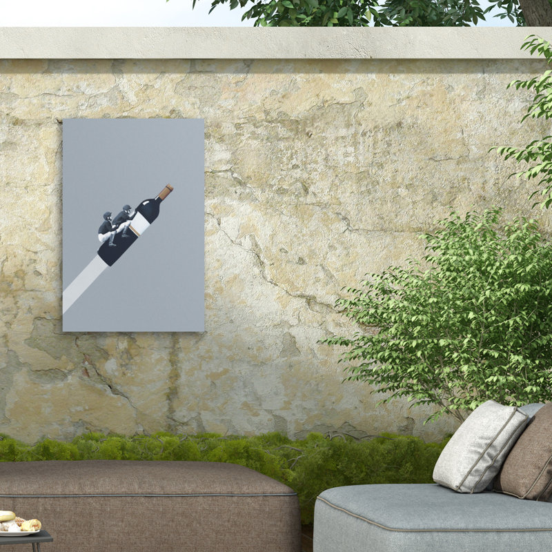 Impression sur toile «Bachelor Ride jusqu'à l'aube» par Maardin Leon, H 32 po x l 22 po x P 1,5 po