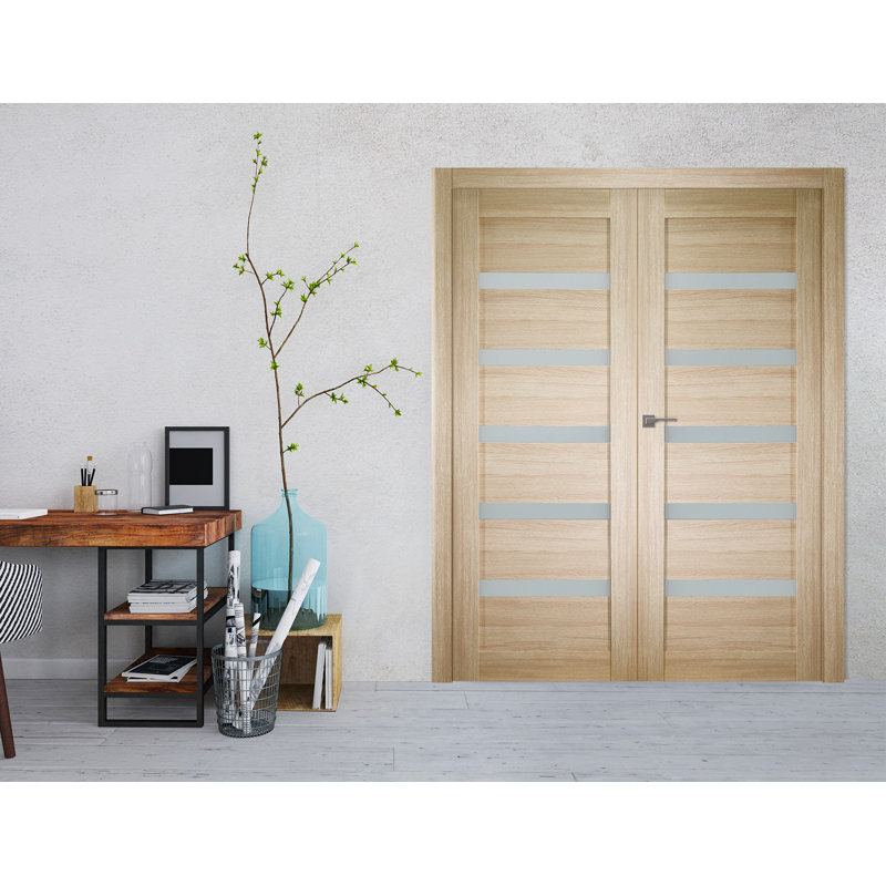 Porte à panneaux Leora, Shambor, Réversible, 35,5 po x 79,37 po