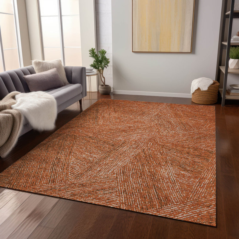  Chayden Indoor/Outdoor Chantille ACN991 Gray Area Rug, Rectangle 8' x 10'