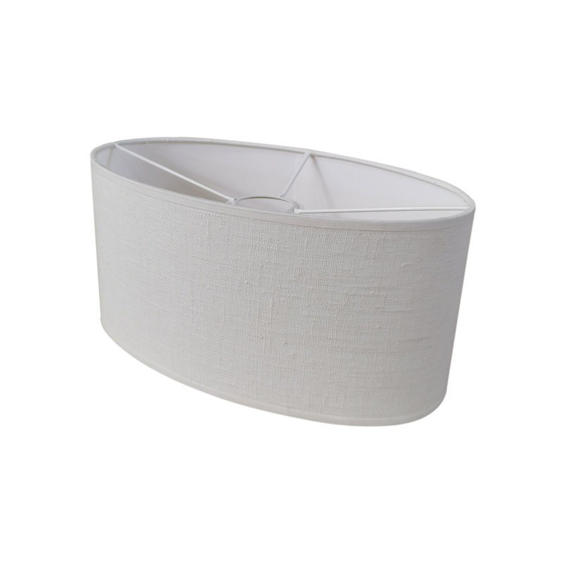 Marielle 1 - Light White Elipse Pendant, Dark Grey, 22cm H x 40cm W x 20cm D