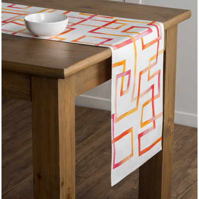 Maison d'Hermine  Summer Maze 100% Cotton Table Runner - Double Layer - 14.5" x 108"