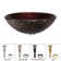 Kraus Copper Illusion Glass Vessel Sink with Pop-Up Drain and Mounting Ring