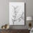 Charcoal Foliage -Gallery Wrapped Cavas-1891917301