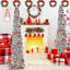 Arbre de Noël artificiel pliable de 5 pi, arbre de Noël en forme de guirlande de Noël argenté pour les fêtes de fin d'année