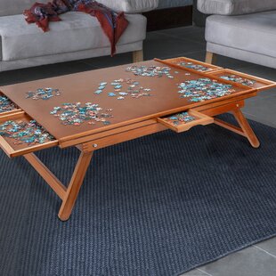 Kestell Furniture 2000 Piece 72 Maple Deluxe Puzzle Table & Reviews