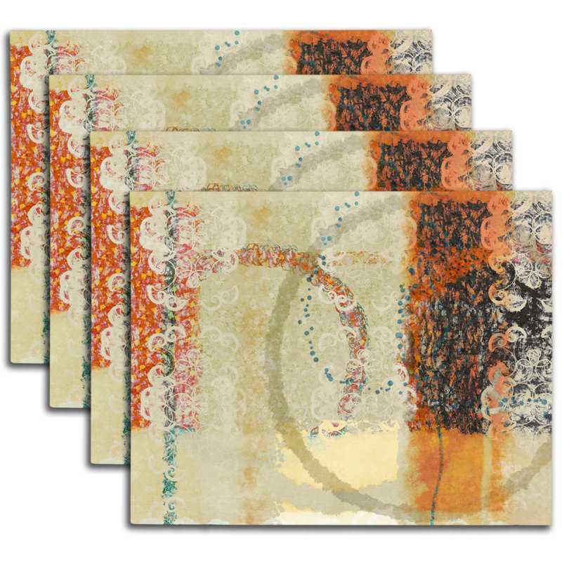 Napperon abstrait en polyester