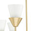 Lustre 6 lumières façon bougie Pinellas-94230754