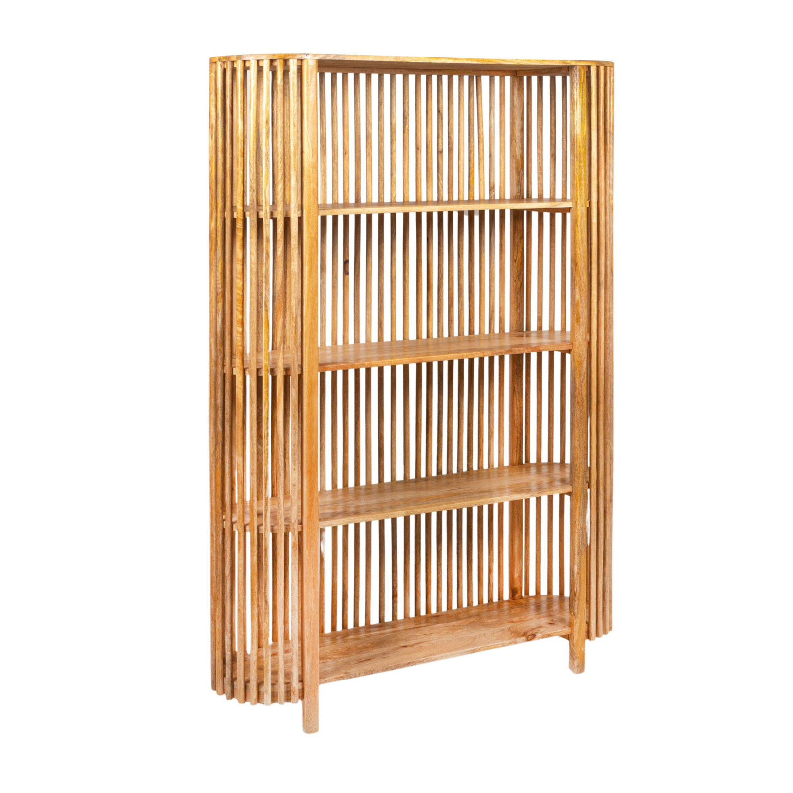 Milo 48" Mango Bookcase, Brown