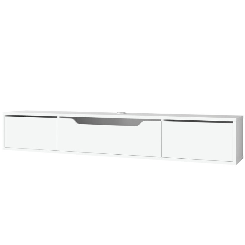 Eva TV Stand for TVs up to 78", White