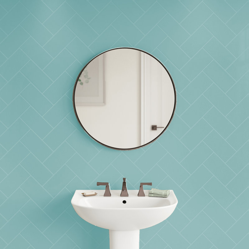 Curvaceous 3" x 6" Ceramic Wall Tile, Turquoise