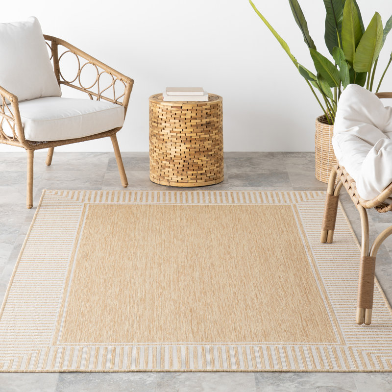Tapis intérieur / extérieur Asha, Rectangle de 5 pi x 8 pi