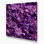 «Abstract Florals 78», art mural sur toile mauve