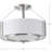 Seawell Fabric Semi Flush Mount-331898473