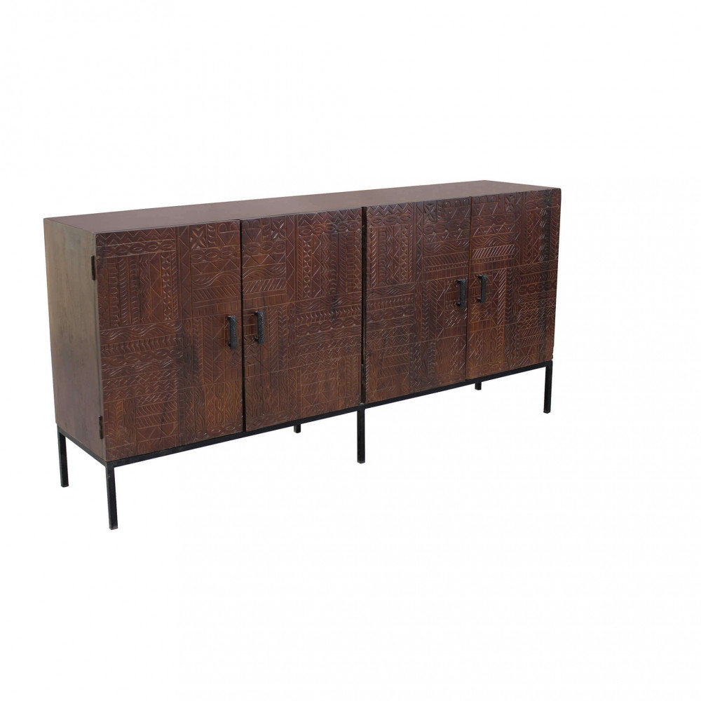 Sideboard Arbaaz aus Massivholz 180 cm