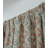 Bohemian Handcrafted Linen Curtains – Peach & Grey Block Print Floral Jhroka Window Drapes-455144910