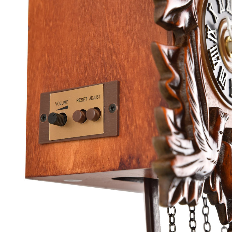 Solid + Manufactured Wood Wall Clock