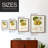 Vintage Pears V Framed Print - Solid Wood-1029404494-1029404495