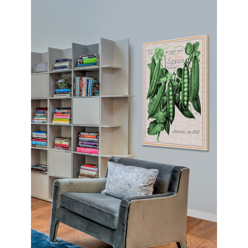 Peas - Wrapped Canvas Print, 76cm H x 51cm W